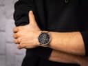 Hugo BOSS Leather Navigator Analog Black Dial Men's Watch-1513812, Band_Brown 5