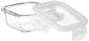 Amazon Brand - Solimo Airtight Borosilicate Glass Container Set (Transparent,3 Pieces, 350 ml) 2