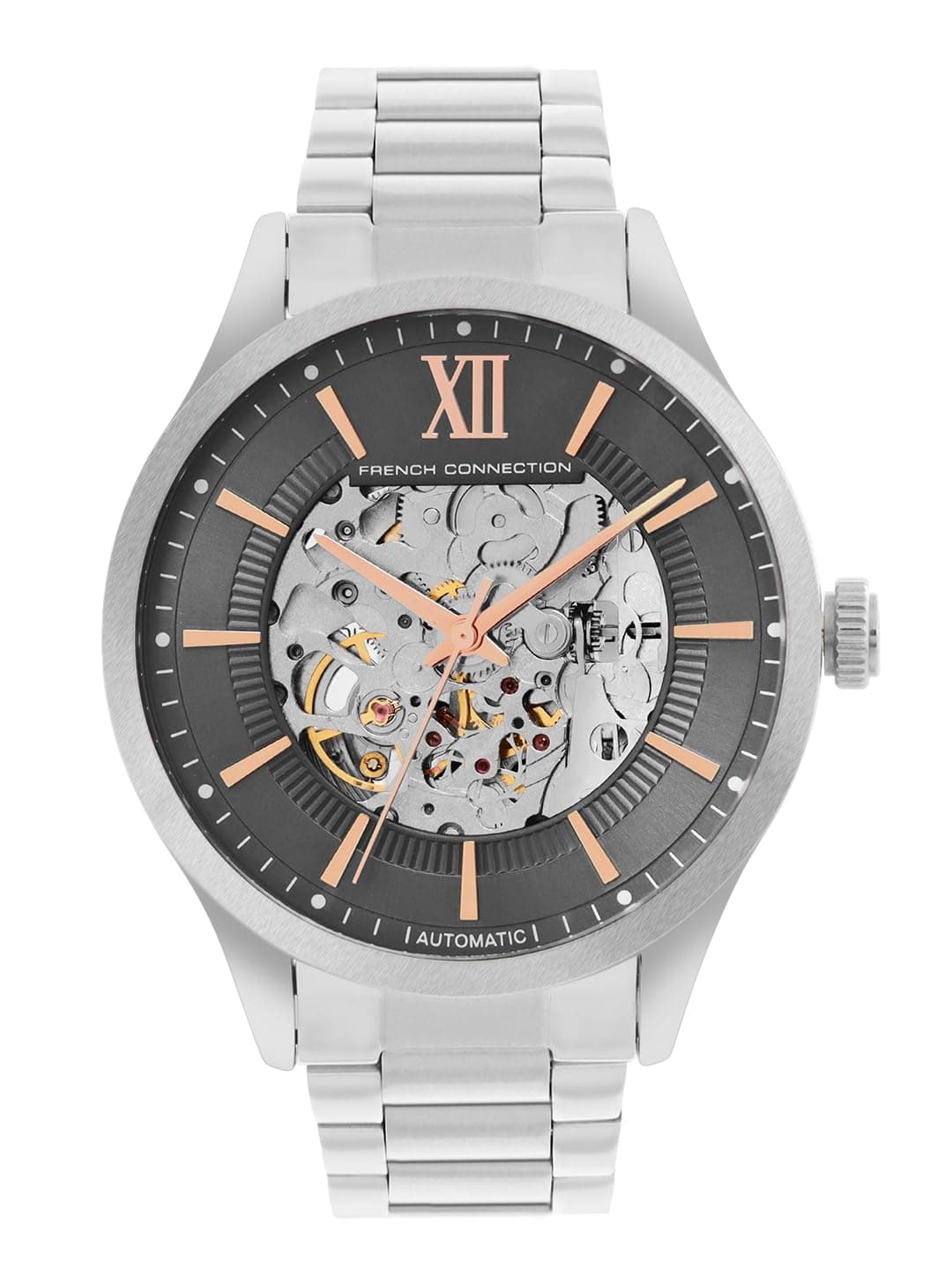 French Connection Automatic Grey Dial Men's Watch-FCA10SM