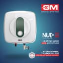 GM Nue+ 10L Water Heater, High-Efficiency Water Geyser - Quick Hot Water, Energy-Saving, Rustproof Body, and Safety Features - Alpine Green 5