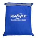 KINGSWAY® Scorpio Car Body Cover Dustproof for (Year 2014 to 2018) All Model, Compatible with Mahindra Scorpio Car Cover, Comes with Bird Droppings, Scratch, UV and Paint Protection, Grey Matty 4