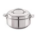 CELLO Maxima Insulated Casserole Hot Pot For Kitchen 2000 ml Silver | Easy to Serve Lightweight Outdoor Safe Keeps Food Hot and Warm Airtight Insulated Casserole Hot Pot Pack Set For Roti Rice Biryani 1