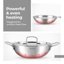 Lifelong 4 piece Triply cookware Set| Triply Kadai, Frypan & Saucepan for Cooking | 24 cm Kadai & Fry Pan 22 cm with Lid | 16 cmSauce Pan | Induction Bottom & Gas Stove Cookware (Silver, LLTPKFPSP01) 3
