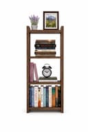 ECOLINE 3 Tier Wooden Book Shelf for Home, Sturdy Engineered Wood Bookcase 3