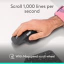 Logitech MX Master 4, Ergonomic Wireless Mouse with Advanced Performance Haptic Feedback, Ultra-Fast Scrolling, USB-C Charging, Bluetooth, Windows, MacOS - Graphite 4