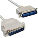 Madhabi 5M Parallel Printer Cable, DB25 Male to Centronics 36 Pin IEEE-1284 Connector, LPT Printer Cable for Dot Matrix, Legacy Inkjet and Laser Printers, White 2