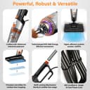 SEZNIK Vacuum Cleaner for House | Floor Mopping & Wet Spills + Dry Vacuuming | Turbo Sweep 3-in-1 Handheld Vacuum Cleaner | Vacuum & Mop | Corded, 600W, 20kpa Suction | 200ml Water Tank (SZ-V07) 5