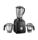 Sujata MG01 Mixer Grinder 1000Watts | Double Ball Bearing Motor|24000 RPM| Non-Stop 90 Mins Running|3 Jars including 1750ml Blender, 1000ml Grinder, 500ml Chutney Jar| (Black) 1