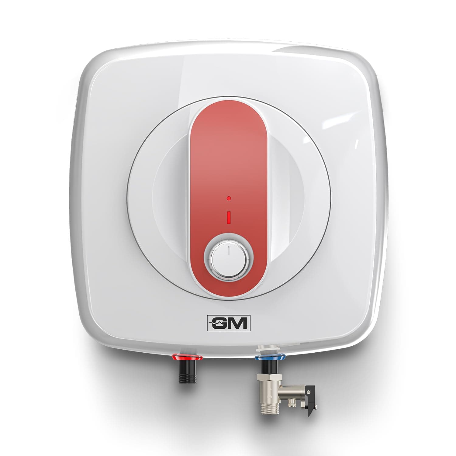 GM Nue+ 6L Water Heater, High-Efficiency Water Geyser - Quick Hot Water, Energy-Saving, Rustproof Body, and Safety Features - Coral
