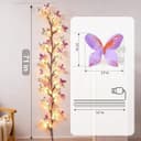 Flower LED String Lights for Wall Decor with Remote Control, USB Powered Flexible Fairy Lights for Bedroom, Living Room, Wedding, Festival and Home Decoration, Butterfly Blossom_Butterfly Blossom 5