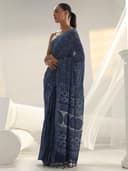 Libas Printed Cotton Saree for Women With Unstitched Blouse Piece | Daily & Casual Wear 3