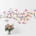 Flower LED String Lights for Wall Decor with Remote Control, USB Powered Flexible Fairy Lights for Bedroom, Living Room, Wedding, Festival and Home Decoration, Butterfly Blossom_Butterfly Blossom 4