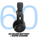 Skullcandy Icon ANC On-Ear Wireless Bluetooth Headphones - Active Noise Cancelling, 97.5dB 60Hr Battery + Rapid Charge, Mic, Adjustable Stay-Aware Mode – Black 3