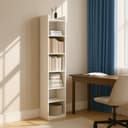 Callas 6 Layer Engineered Wood Bookshelf Multipurpose Home Decor Storage Rack | Showcase Organizer for Living Room, Kitchen, Bedroom, Office | (BR-07-White) 3