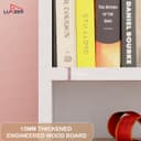 Lukzer 3‑Tier Engineered Wood Bookshelf & Shoe Rack – Open Storage Organizer | Multipurpose Book & Shoe Shelf for Home, Office, Kitchen | DIY Assembly | Made in India (MR‑014/White/100×83×28 cm) 5