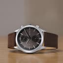 Titan Wrist with Quartz Multifunction Brown Dial Brown Leather Strap Watch for Men - NT1805SL12 2