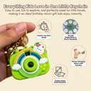 ERBIL Plastic Cute Mini Projector Camera Toy with Bell for Kids and Girls, Kawaii Style Multicolor Design, Light Projection Feature, Fun Cartoon Keychain for Bags, Pouches [ Multicolor ] 4