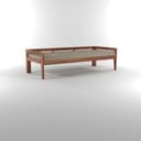 Solid Sheesham Wood Sofa 3 Seater Sofa Diwan Bed for Home Living Room Wooden Couch Diwan Sofa Sheet Without Small Pillow for Living Room and Office (Honey B, 3 Seater) 3
