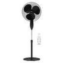 Havells Gatik Pro 400mm BLDC Pedestal Fan| 120 Ribs Guard for Safety| Smooth Oscillation| Heavy Base| ISI Marked | 2 Year Warranty | Black 1