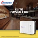 Microtek Elite 1500 LED 12V | Pure Sine Wave Inverter UPS 1100VA/825W, 12V Home Inverter with LED Display, Fast Charging, Generator Compatible, Wide Input Voltage 100V-300V 4