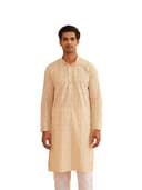 SOJANYA (Since 1958 Men's Embroidered Sequinned Cotton Long Kurta 1
