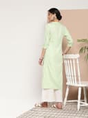 Libas Women's Rayon Solid Regular Kurta 3