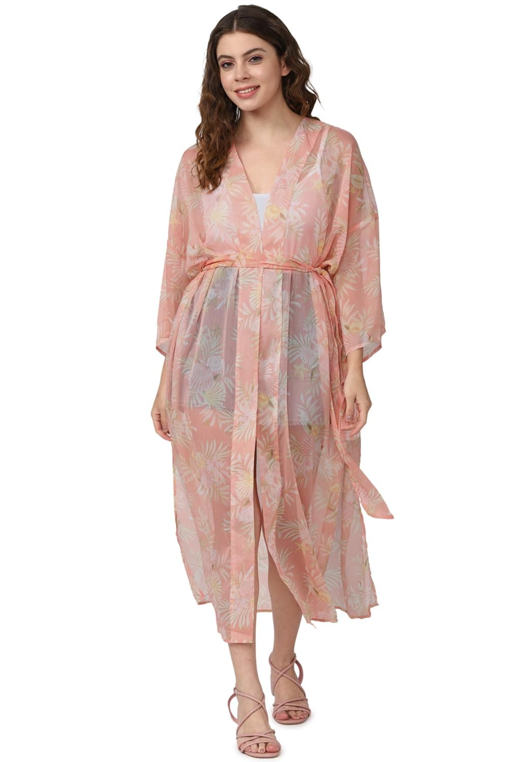 FOREVER 21 Women's A-Line Coat (459386_Pink