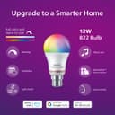 PHILIPS WiZ Neo 12W B22 Wi-Fi & Bluetooth LED Smart Bulb with Music Sync, Compatible with Amazon Alexa & Google Assistant, 16 Million Colours & Motion Sensing Technology | Pack of 1 2