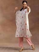 Libas Printed Silk Blend Co-Ord Set 2