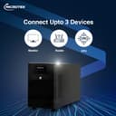 Microtek Desire Pro+ 1000VA UPS | 12V Battery | Simulated Sine Wave | Auto Restart | Input 140-300V AC | Output 220/230V ±10% | Ideal for PCs, Routers, Home Office Backup 4