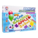 RATNA'S Stamp Art Alphabets & Numbers | Art & Craft Creative Fun Kit Stamp it, Color it & Learn with kit for Toddlers & Kids 1