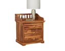 Loonart Solid Sheesham Wood Bed Side Table for Bedroom| Modern Wooden Bedside Table with 3 Drawers & 1 Shelf |Nightstand Side Table with Storage |End Table Furniture for Home, Living Room|Teak Finish 1