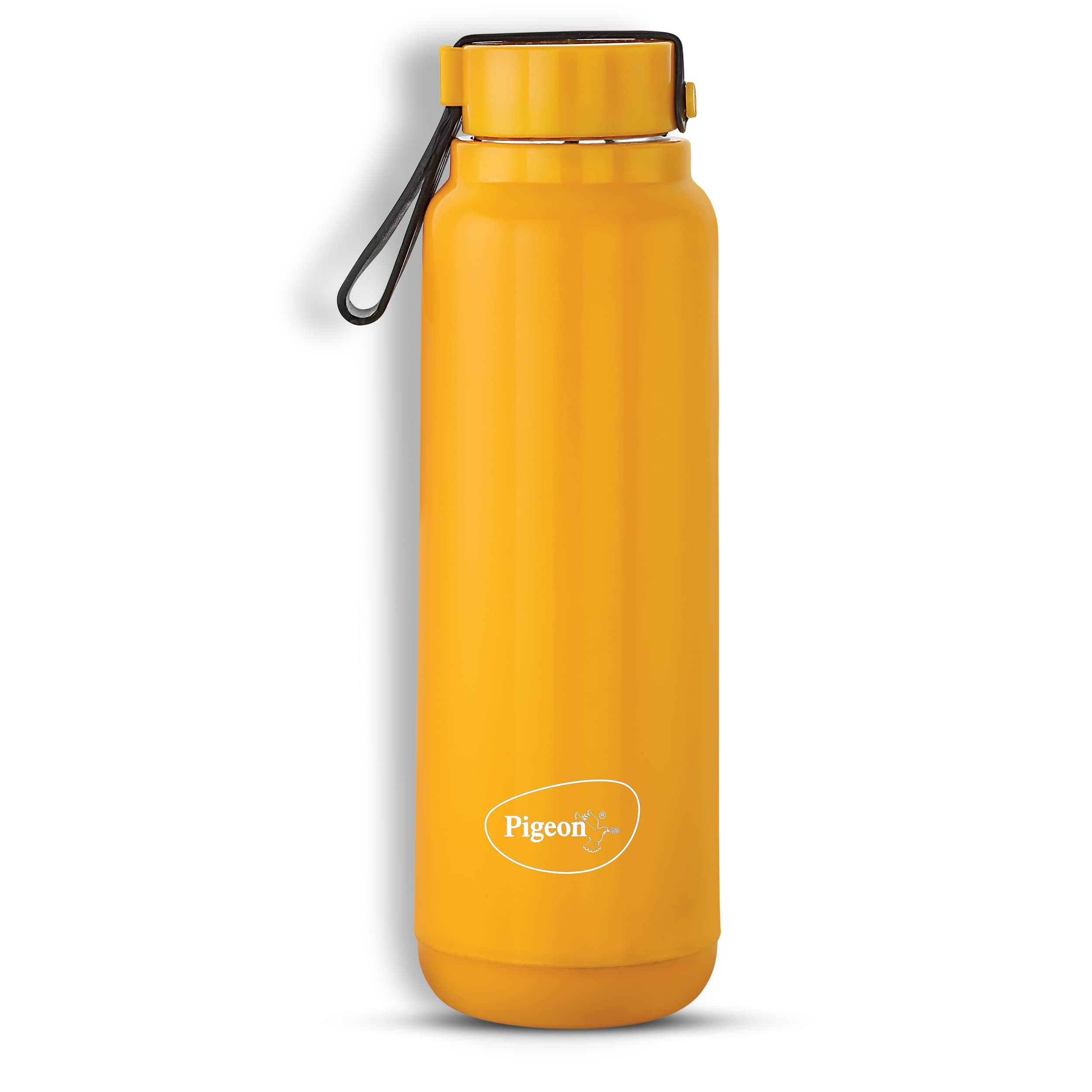 Pigeon Stainless Steel By Stovekraft Radiant Insulated Wide Mouth Bottle 750 Ml Leak Proof (Yellow)