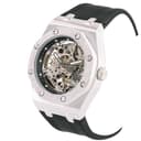 French Connection Stellar | Skeleton Dial | Black Silicone Strap | Premium Mechanical Movement | Automatic Watch for Men | FCK2B-S 4