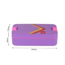CELLO Food Mate Snap Lock Plastic Lunch Box, 713ml, Violet | 2 Compartment with 2 Side Lock for School Kids and Adults | Leak-Proof Snacks Tiffin Box for School Kids, Office, Picnic & Travelling 4