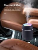 Humidifier Colorful Light Cool Mini Humidifier USB Personal Desktop For Car Office Bedroom Auto ShutOff Mist Modes Super Quiet - PACK OF 1 2