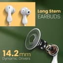 Portronics Conch Kappa C in Ear Type C Wired Earphones with In Line HD Mic, Powerful Audio, 14.2mm Dynamic Driver, Unique Earbuds Design,TPE Anti Tangle Wire,In line Controls,Wide Compatibility(White) 3