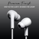 Kratos Tune V5 C Type Earphones Wired, Deep Bass Drivers Earphone, Inline Control Type c Headphones with Mic, Sweat Resistant, Comfort Fit Type c Earphone with Volume Control,Metallic c pin Earphones 3