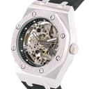 French Connection Stellar | Skeleton Dial | Black Silicone Strap | Premium Mechanical Movement | Automatic Watch for Men | FCK2B-S 5