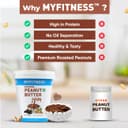 MYFITNESS Peanut Butter Chocolate Spread Crispy 510g | 26g Protein & 8g Fiber | Tasty & Healthy Nut Butter Spread for Breakfast & Snacks | Cholesterol Free | Zero Trans Fat | 100% Pure Roasted Nuts 4