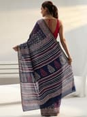 Libas Printed Cotton Saree for Women With Unstitched Blouse Piece | Daily & Casual Wear 4