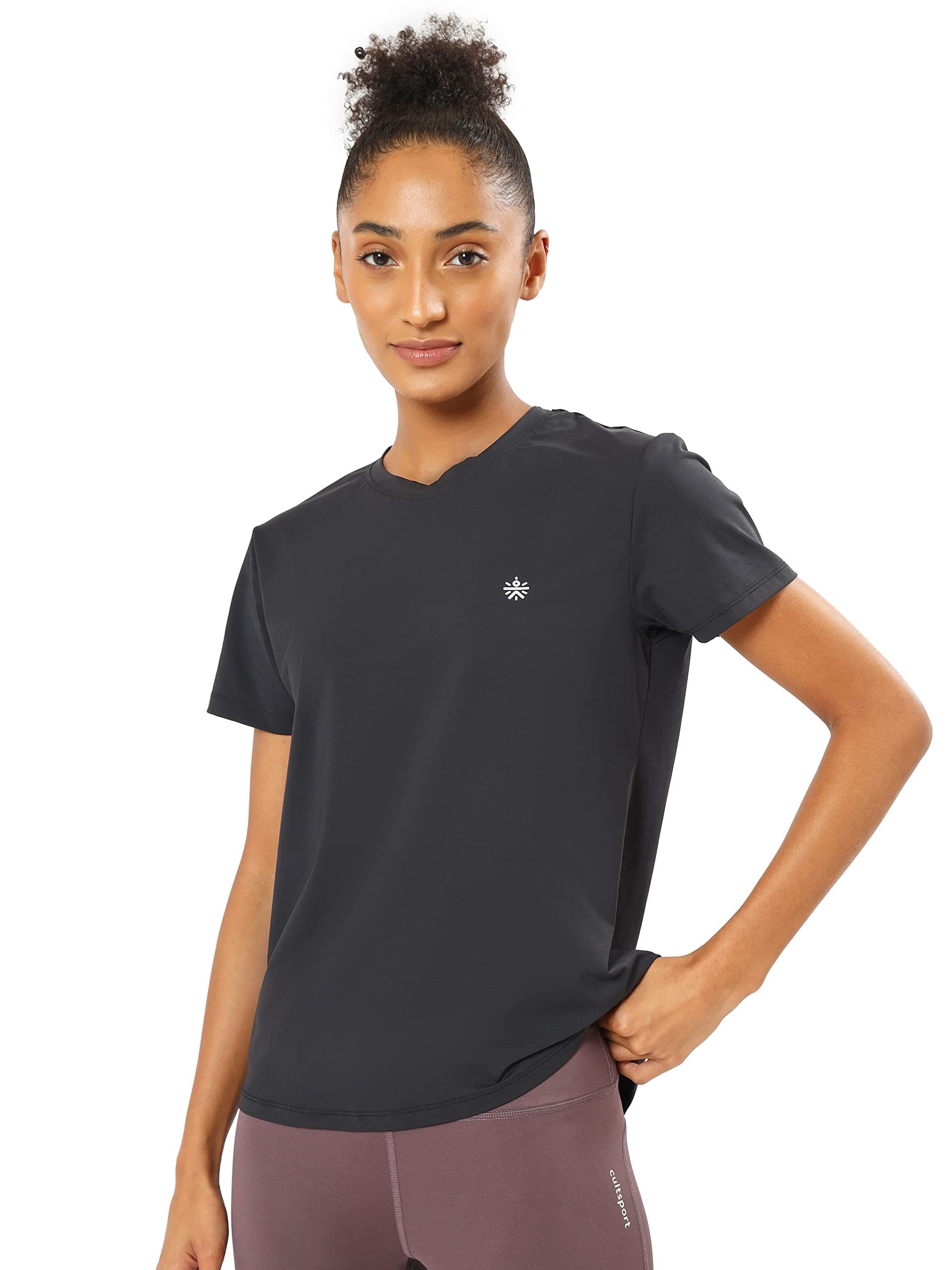 CULT CultSport | Round Neck Gym Athleisure T Shirt for Women