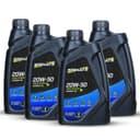 Signate 20W50 Street Race Bike Engine Oil 1L, High Performance Engine Oil for Motor Cycle, Maximum Gear Protection & Efficient Performance Bike Oil (Pack of 4) 1