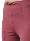 POPWINGS Solid Full-Length Polyester Regular-Fit Trouser Pants for Women for Casual and Semi Formal Wear 5
