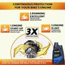 Signate 20W50 Street Race Bike Engine Oil 1L, High Performance Engine Oil for Motor Cycle, Maximum Gear Protection & Efficient Performance Bike Oil (Pack of 4) 3