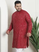 SOJANYA(Since 1958 Cotton Regular Fit Plus Size Ethnic Long Kurta for Navratri & Indian Festivals 3