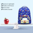 Tukzer Baggita Kids School Bag, Printed Toddler Backpack for Boys Girls, Elementary Preschool Tuition Swimming Travel Multipurpose Bag| Water-Repellent Soft Neoprene (Car 55-Royal Blue) 2