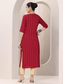 Libas Woven Design Viscose Straight Kurta for Women Suit 3