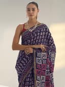 Libas Printed Cotton Saree for Women With Unstitched Blouse Piece | Daily & Casual Wear 5