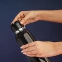 Nayasa Pristine 700ml Water Bottle | BPA-Free Plastic with Insulated Stainless Steel Inner | Leak-Proof Twist Cap | For Office, School, Gym, Travel, and Outdoor Use | Black 4